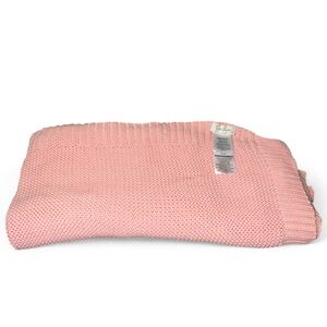 Jessica Simpson 100% Knit Cotton  Pink Baby Blanket Lovey